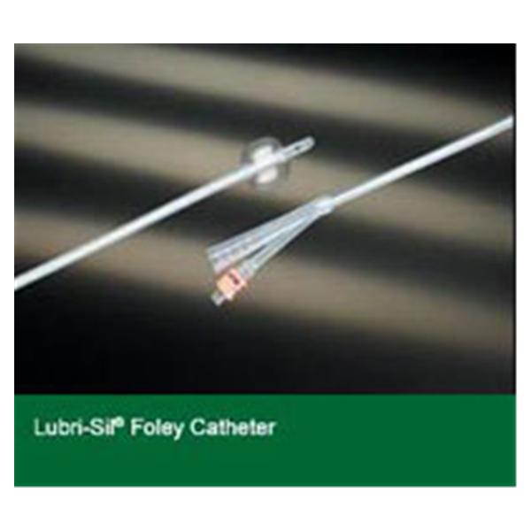 Catheter Foley Lubri-Sil I.C. 16Fr 5cc Rnd Tp Silicone Silver Hydrogel 2Wy 12/Ca